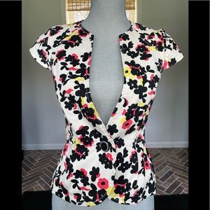 Anthropologie Elevenses Short Sleeve Jacket Blazer! Size 0 XS